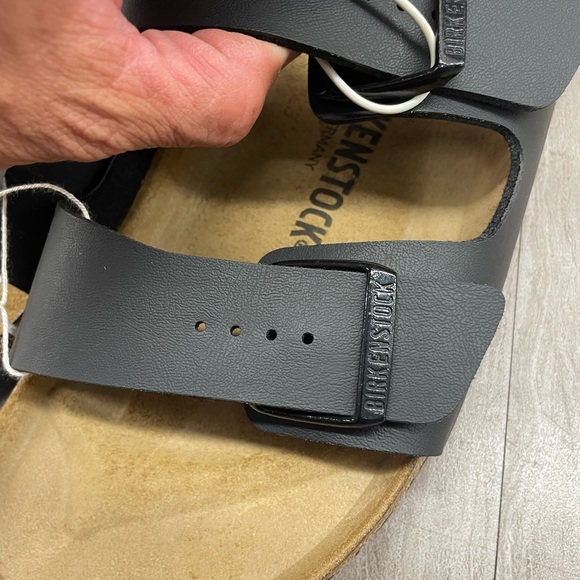 Birkenstock men’s  Arizona Birko-Flor black new with tag - Picture 4 of 12